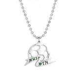 Fashion MUST WIN Football Accessories Necklace