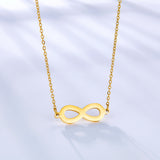 Stainless Steel Figure 8 Accessory Necklace