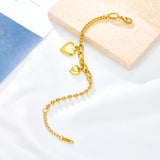 Stainless Steel Size Heart-shaped Accessories Bracelet