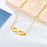 Stainless Steel Figure 8 Accessory Necklace