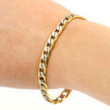 6/8/10mm Inner Star Pattern  Stainless Steel Chain Bracelet For Women