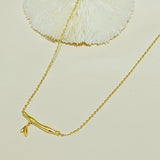 Fashion 18K Gold-plated Stainless Steel Necklace For Women