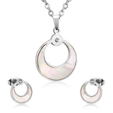 Brand New Circles Big Pendants With AAA Zirconia Jewelry Sets For Woman Man Luxury Wedding Jewelry Gifts 2022