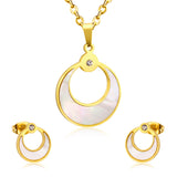 Grands pendentifs circulaires avec zircone AAA, ensembles de bijoux pour femmes et hommes, bijoux de luxe, cadeaux de mariage, nouvelle collection 2022