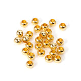 ASON 100 unids/lote oro/plata Color cuentas espaciadoras de acero inoxidable bola suelta para collar pulsera DIY suministros de joyería