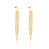 Robe bijoux Style coréen mariage gland boucles d'oreilles femmes en acier inoxydable boucles d'oreilles pendantes de noël Pendientes 