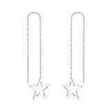 Brincos Star Drop Earring Stainless Steel Long Dangle Christmas  Earrings Fashion Jewelry Earrings 2020 For Women