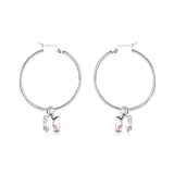 Pendientes de aro de acero inoxidable 2020, pendientes de circonio circulares, conjunto de pendientes coreanos para mujer, joyería de moda, aretes de mujer 