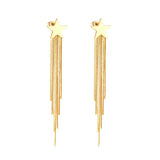 ASON bohème déclaration étoile boucles d'oreilles pendantes longue boucle d'oreille gland bijoux pour femmes Femme cadeau de fête