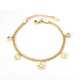 2022 Office Ladies Decor Heart Bracelets Charm Steel Gold Girls Chunky Chain Braclet For Women Valentines Gift Hand