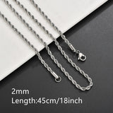 ASON Stainless Steel Twist Snake Fat Snake Blade Chain Necklace Gold Color For Women Men For DIY Fashion Jewelry Making Support