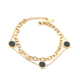 2022 Office Ladies Decor Heart Bracelets Charm Steel Gold Girls Chunky Chain Braclet For Women Valentines Gift Hand