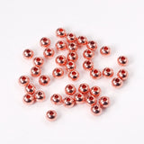 ASON 100 Pcs/Lot 316L perles d'espacement en acier inoxydable boule en vrac couleur argent or Rose or bricolage collier Bracelet fabrication de bijoux