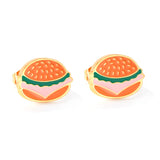 Vegetables Fruit Stud Christmas Earrings Set For Children Cute Stainless Steel Girls Earing Trendy Jewelry 2021 New