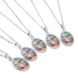 Collier pendentif en acier inoxydable 316L pour hommes, bijoux chrétien, vente en gros-106401G 