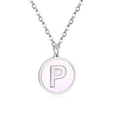 Collier avec pendentif Alphabet en acier inoxydable 316L, 26 lettres AZ, ras du cou, bijoux, nouvelle collection