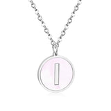 Collier avec pendentif Alphabet en acier inoxydable 316L, 26 lettres AZ, ras du cou, bijoux, nouvelle collection