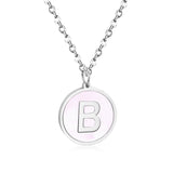 Collier avec pendentif Alphabet en acier inoxydable 316L, 26 lettres AZ, ras du cou, bijoux, nouvelle collection