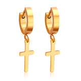 Boucles d'oreilles cerceau pour femmes croix bijoux de mode acier inoxydable 2020 boucles d'oreilles bijoux pendientes oorbellen Bricos