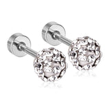 ASON – boucles d'oreilles Piercing en acier inoxydable, zircone cubique, couleur or, Bijoux Brinco, vente en gros, Bijoux à la mode pour femmes 