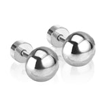 Stainless Steel Gold Ball Earrings Screw Back 2020 Stud Earring Set For Women's Fashion Jewelry Brincos Aretes