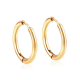 ASON 5pair/10pcs Circle Hoop Earrings Women Girl Colorful Round Earring Geometry Earrings Simple Anti-allergy Jewelry Daily Wear