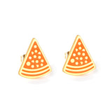 Vegetables Fruit Stud Christmas Earrings Set For Children Cute Stainless Steel Girls Earing Trendy Jewelry 2021 New