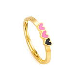 Stainless Steel Decor Rings For Women y2k Accessories Fairy Grunge 2022 Finger Ring Colorful Aesthetic Fine Jewelry