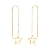 Brincos Star Drop Earring Stainless Steel Long Dangle Christmas  Earrings Fashion Jewelry Earrings 2020 For Women