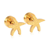 Butterfly Fruit Cute small Earrings Stainless Steel Christmas Stud Earring Sets For Women Jewelry Earings brincos