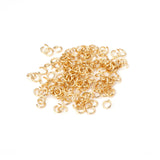 ASON 1000pcs/Lot Jump Rings Split Rings Connector Stainless Steel Gold Color For DIY Necklace Bracelet Jewelry Making Wholesale