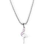 ASON – collier avec pendentif oiseau couleur or, ras du cou en acier inoxydable, Non allergique, bijoux à la mode, accessoire cadeau de fête 