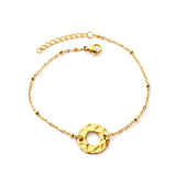 Stainless Steel Round Hollow Accessory Bracelet