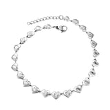 Stainless Steel 23 Heart-shapeds Anklet