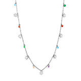 7 Accessoires Lucky Star + Collier 8 Diamants de Couleurs Mixtes