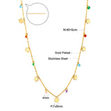 7 Accessoires Lucky Star + Collier 8 Diamants de Couleurs Mixtes