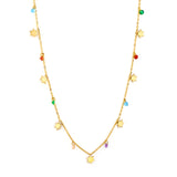 7 Accessoires Lucky Star + Collier 8 Diamants de Couleurs Mixtes