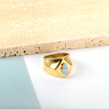 Stainless Steel 18k Gold Plated Palm Accessory Ring