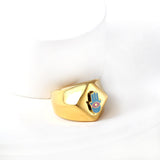 Stainless Steel 18k Gold Plated Palm Accessory Ring