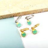 Stainless Steel 18k Gold Plated Frog Earrings