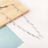 Stainless Steel 21 Cross Accessory Necklace