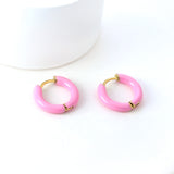 Stainless Steel New Fashion Exquisite Multi-colored Earrings