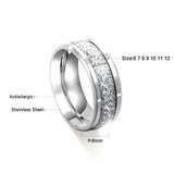 New Fashion Stainless Steel Jewelry Single Ring Ring