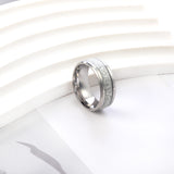 New Fashion Stainless Steel Jewelry Single Ring Ring