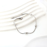 Stainless Steel 4 Oval Accessories Bracelet For Women