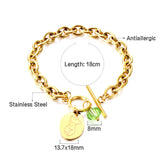 New Fashion Green Diamond+Oval Accessories Bracelet