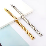 New Fashion Stainless Steel H Chain Buckle Bracelet