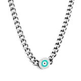 New Fashion Round Accessory With Mixed-colored Eye Necklace