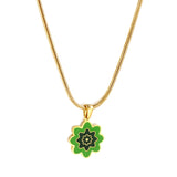 New Three -color Flowers Accessory Necklace For Women