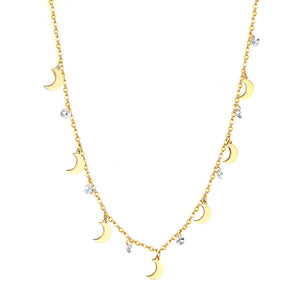 7 Moons Accessories 7 Diamonds Necklace